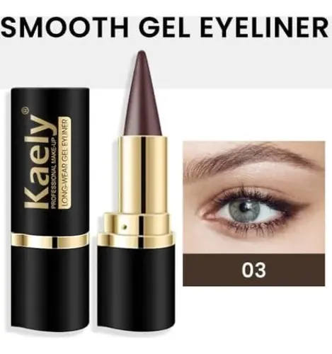Lápiz Gel Delineador 3 En 1 Bingbrush 03 Marrón