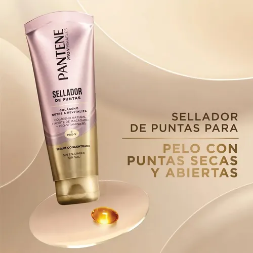Sellador de Puntas Pantene Pro-V Miracles Colágeno Nutre & Revitaliza Serum Concentrado 90 ml