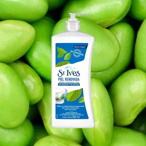 Crema para cuerpo St. Ives Piel Renovada en dosificador 532mL