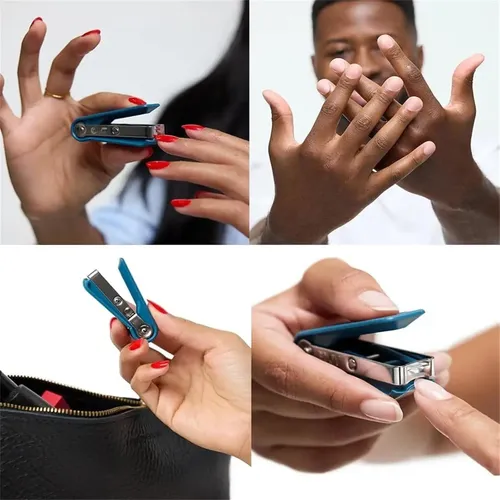 Cortaúñas Para Hombres Con Boca Ancha Y Filo Afilado