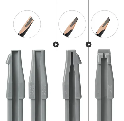 Sacapuntas De Plástico For Principiantes En Lápiz De Cejas.