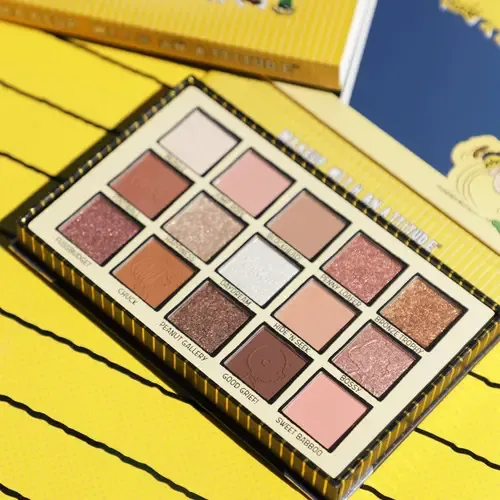 Paleta De Sombra Shades Of Peanuts Warm Toned Tonos Calidos Rude Cosmetics