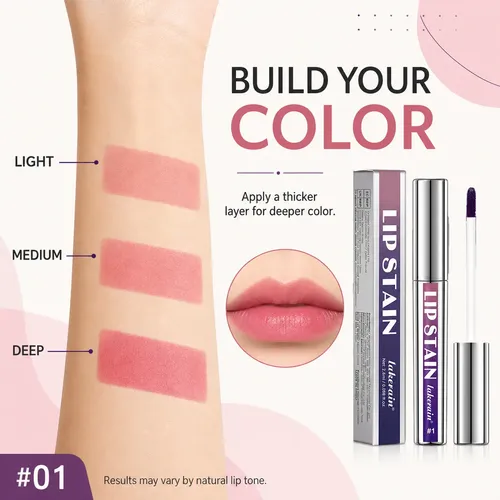 Long Lasting, Highly Pigmented Peelable Matte Lip Gloss 01#
