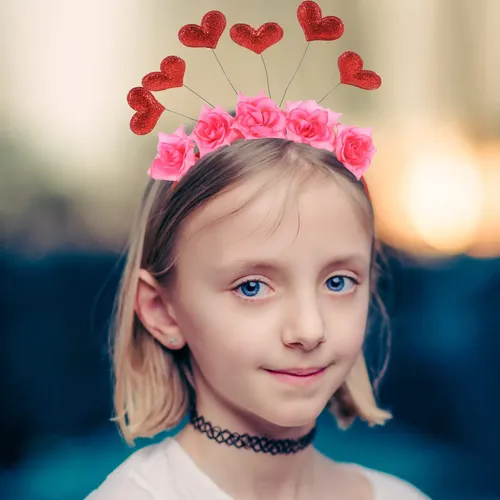 Accesorio De Pelo Para Fiesta De San Valentín &ai