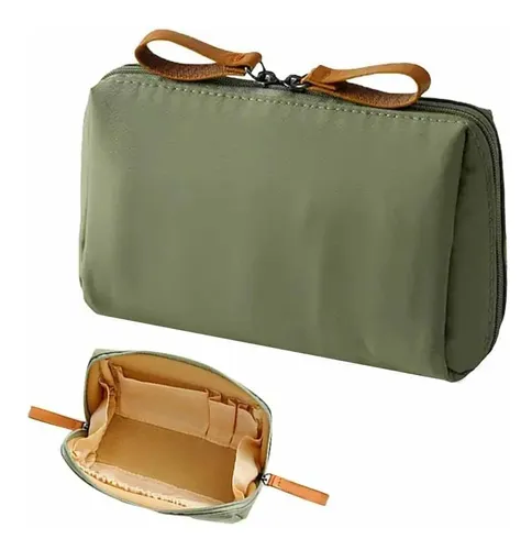 Bolsa De Maquillaje De Viaje Para Mujer Con Compartimentos