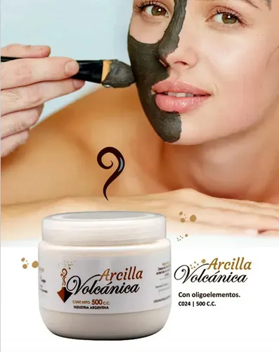 Arcilla Volcánica Fango 500grs Facial Corporal