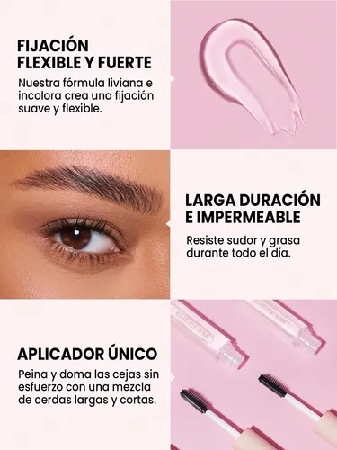 Sheglam Set Me Up Gel Para Cejas Fijación Duradera Y Suave