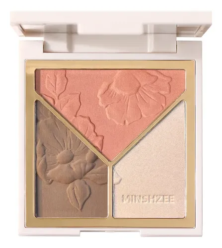Paleta Iluminadora De Rubor Contorno 3 En 1 3 Tonos