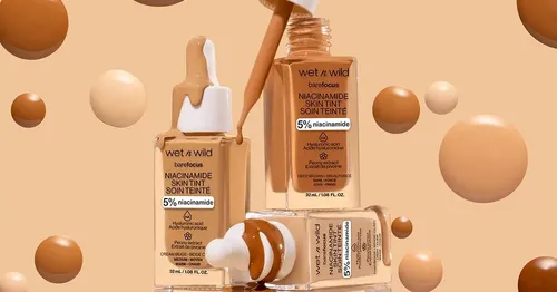 Wet n Wild Base de Maquillaje Serum Bare Focus Niacinamide Skin Tint Cream Beige