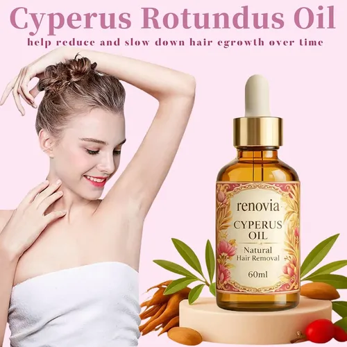 Esencia Depilatoria Con Aceite De Cyperus  Fórmula De Menta