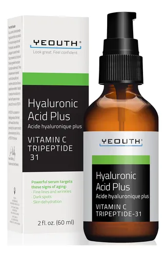 Sérum Yeouth De Ácido Hialurónico Para Rostro Con Vitamina C