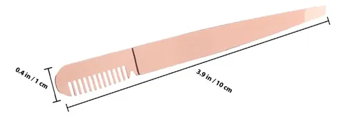 Set De 4 Pinzas Para Pestañas De Acero Inoxidable Para Mujer