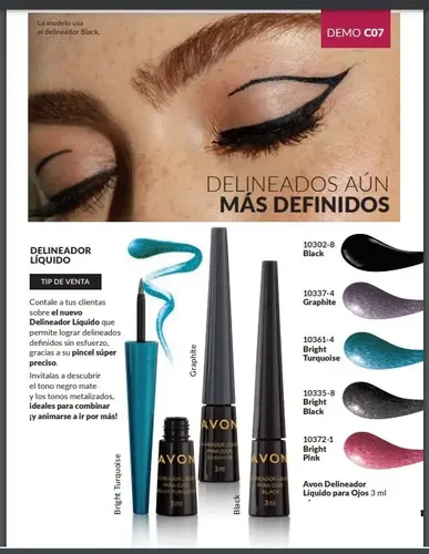 Avon Delineador Liquido – Impacto Y Color En Tu Mirada Tati