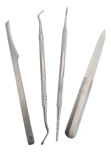 Kit Pedicuria Manicuria Alicate Corta Uñas Profesional +estu