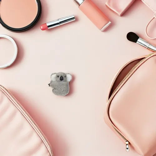 6 Pinzas De Peluche Para El Pelo: Horquillas De Koala, Bonit