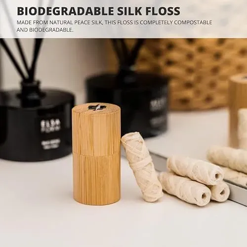 Hilo Dental Seda Biodegradable Hemli Home Repuesto Natural