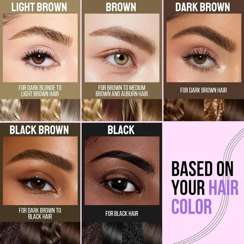 Lápiz De Cejas 2-en-1 Imethod Marrón Oscuro Con Gel