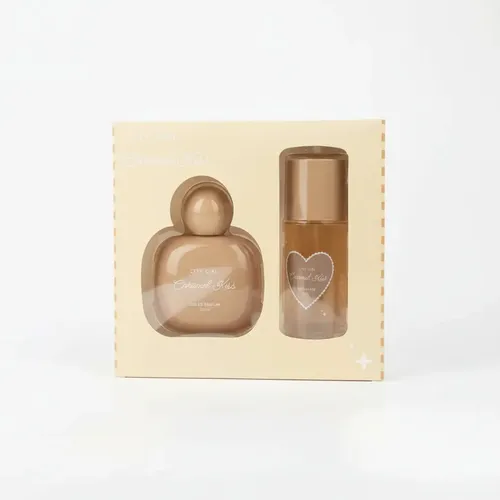 Set D Regalo Mujer Perfume+body Splash Caramel Kiss Citygirl