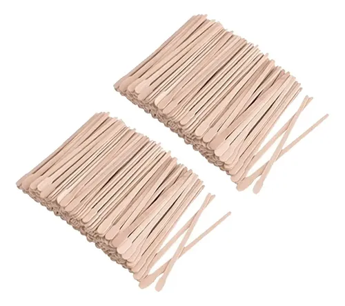For Paquete De 200 Palitos De Cera De Madera //ssl