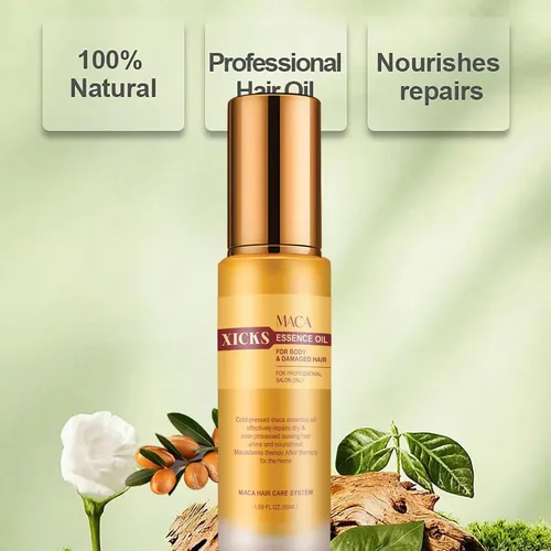 Set De Mascarilla Y Aceite Capilar Xicks Maca Collagen Repai