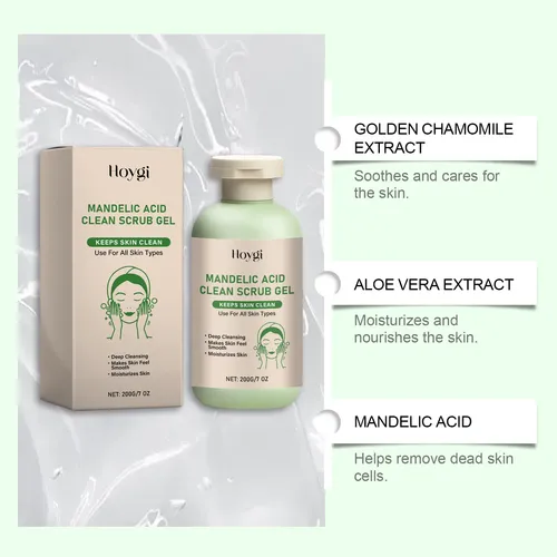 Gel Exfoliante Suave Limpiador Piel Facial