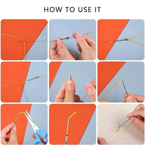 Juego Completo De Agujas De Bordado Cyz A Ganchillo