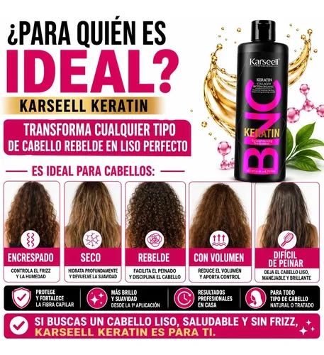 Karseell Keratina Alisador 500ml Collagen Biotin Bnc