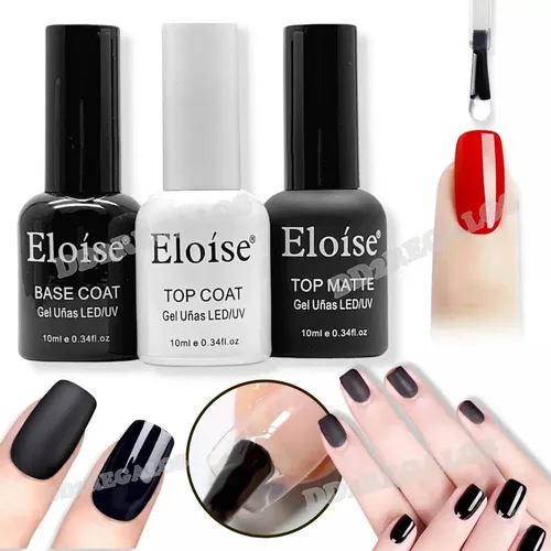 Top Coat Y Base Coat Matte Eloise Semipermanent Esmalte 10ml