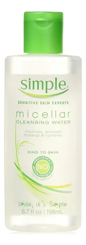 Agua Micelar Simple Aloe Vera 3x200ml Limpiador Facial