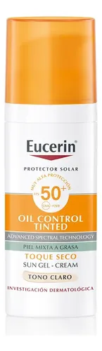 Eucerin Protector Fps 50 Oil Control Claro Toque Seco X50ml