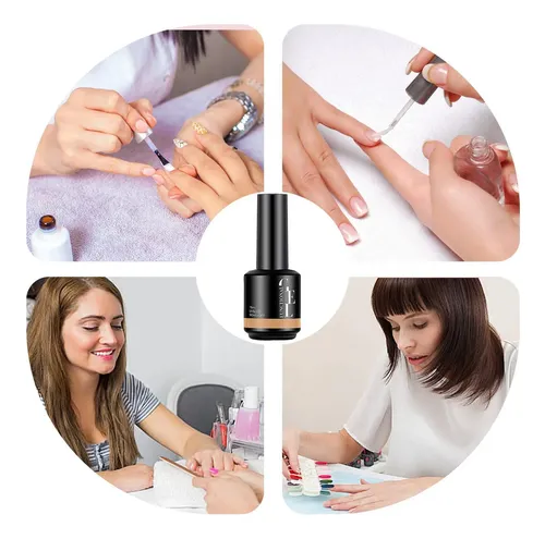 Esmalte De Uñas En Gel, Extra Fuerte, Pegamento Base, Talla