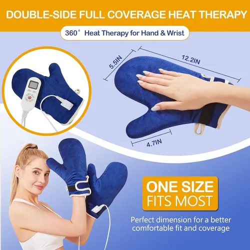 Guantes Calentados Jobyna Para Alivio De Artritis Y Dolor