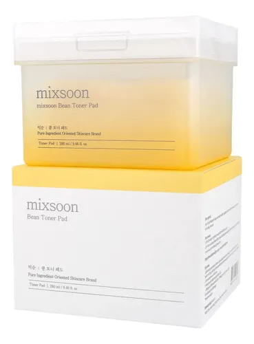 Tónico Mixsoon Bean Toner Pad Hidratante y Antiedad para Todo Tipo de Piel