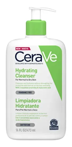 Gel para todo el cuerpo CeraVe Limpiador Hidratante en dosificador 473mL