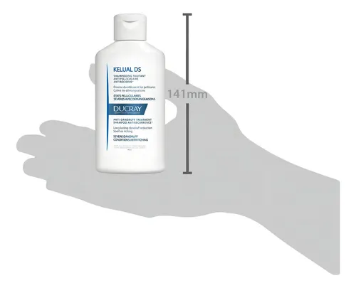 Shampoo Ducray Kelual DS Caspa severa persistente en botella X100ml