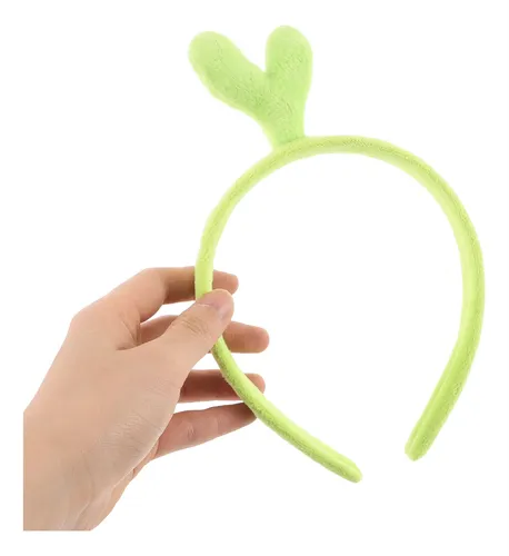 5pcs Diadema De Brotes De Frijol: Diadema Verde Para Mujeres Verde