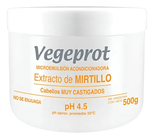 Microemulsion Acondicionadora Vegeprot Mirtillo X 500gr