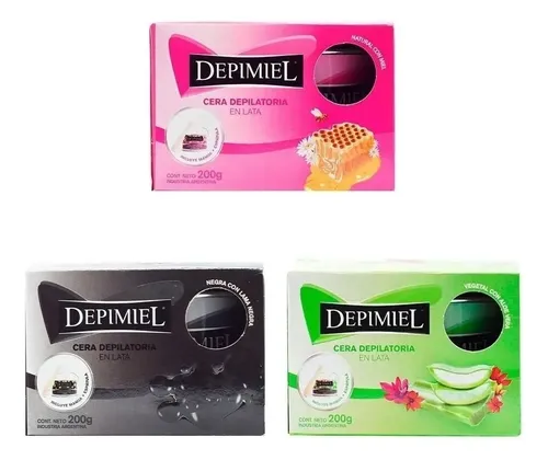 Depimiel Cera Depilatoria Natural En Lata C/espatula X 200gr