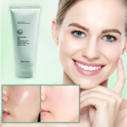 Gel Exfoliante Facial Herbal Extracts Para El Cuidado De Tex Todo Tipo De Piel Día/noche