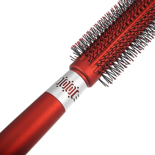 Peines Cepillo Redondo Para Cabello Húmedo Y Seco Rojo