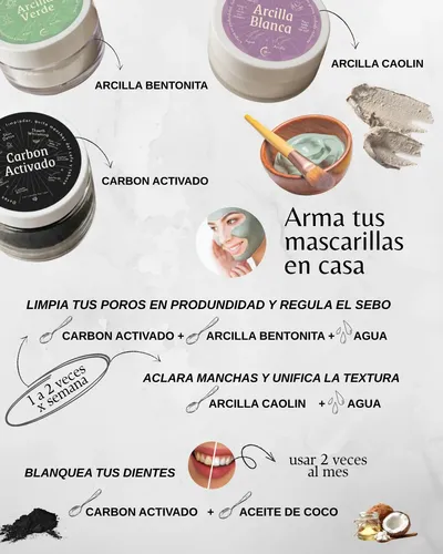 Kit Skincare Cosmética Natural Arcillas Jabones Spa Regalo