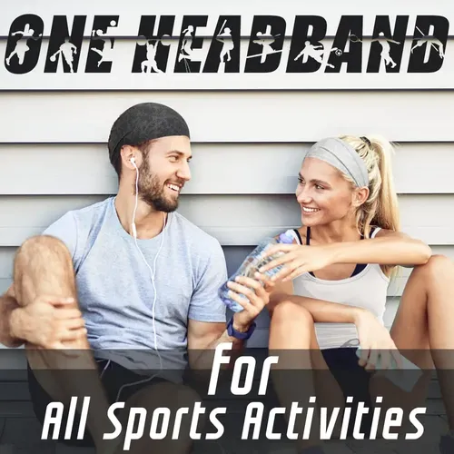Mykurs Diademas Deportivas Para Hombres Con Pelo Largo, Band