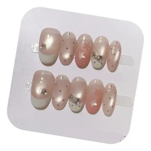 Alta Calidad Pink Cat Bobo Desnudo Con Parche For Las Uñas