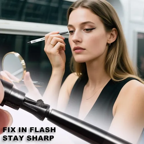 Lápiz Delineador Gel De Larga Duración Heci Beauty Negro