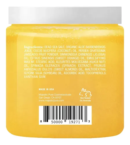 Majestic Pure Exfoliante Corporal De Naranja Dulce – Exfolia