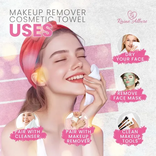 Toallas Cosméticas Desmaquillantes, Reutilizables