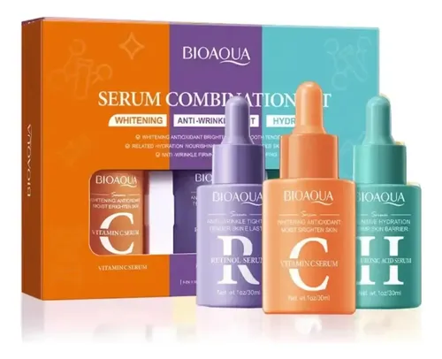 Sérum F @a, 3 Onzas, Bioaqua, Ácido Hialurónico, Retinol Y V