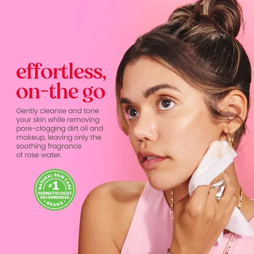 Toallitas De Agua De Rosas Micelares Burt’s Bees, 30 Unidade
