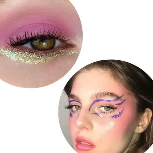 Delineador Liquido Gel Con Glitter Para Ojos Idi Makeup