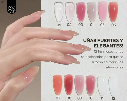 Kit Manicura Gel Uv Uñas Esculpidas Semipermanente Completo